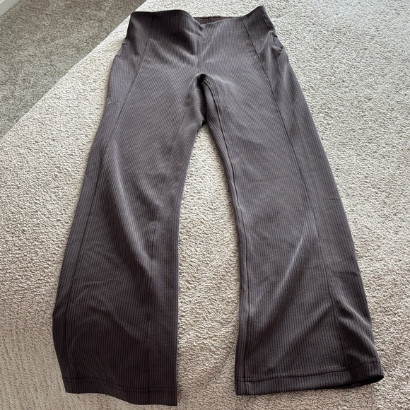 Lululemon Athletica Ribbed Softstreme Flared Leggings - Picture 3 of 6